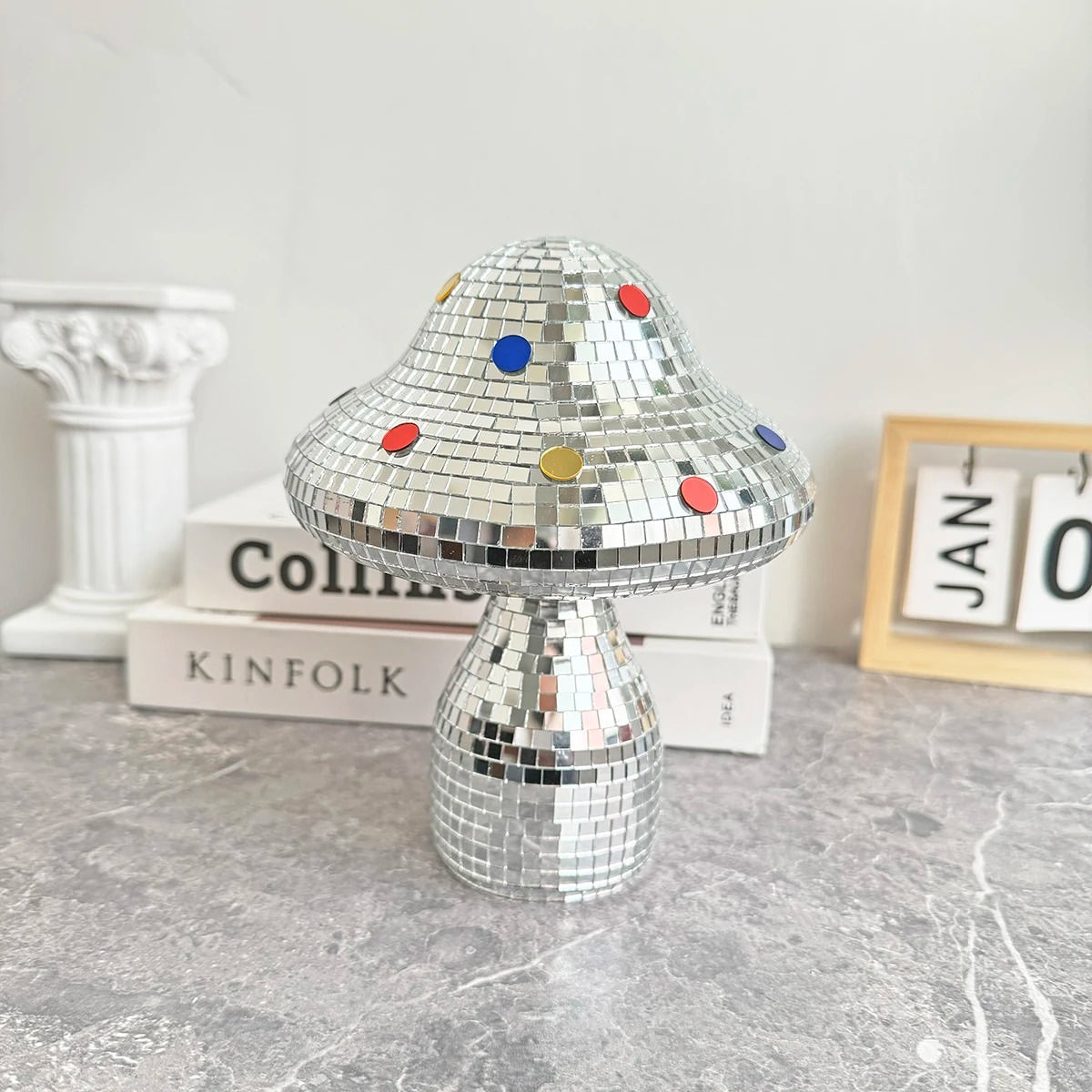 Colorful Mushroom Disco Ball — Considered Home Styling — Lifestyle 3