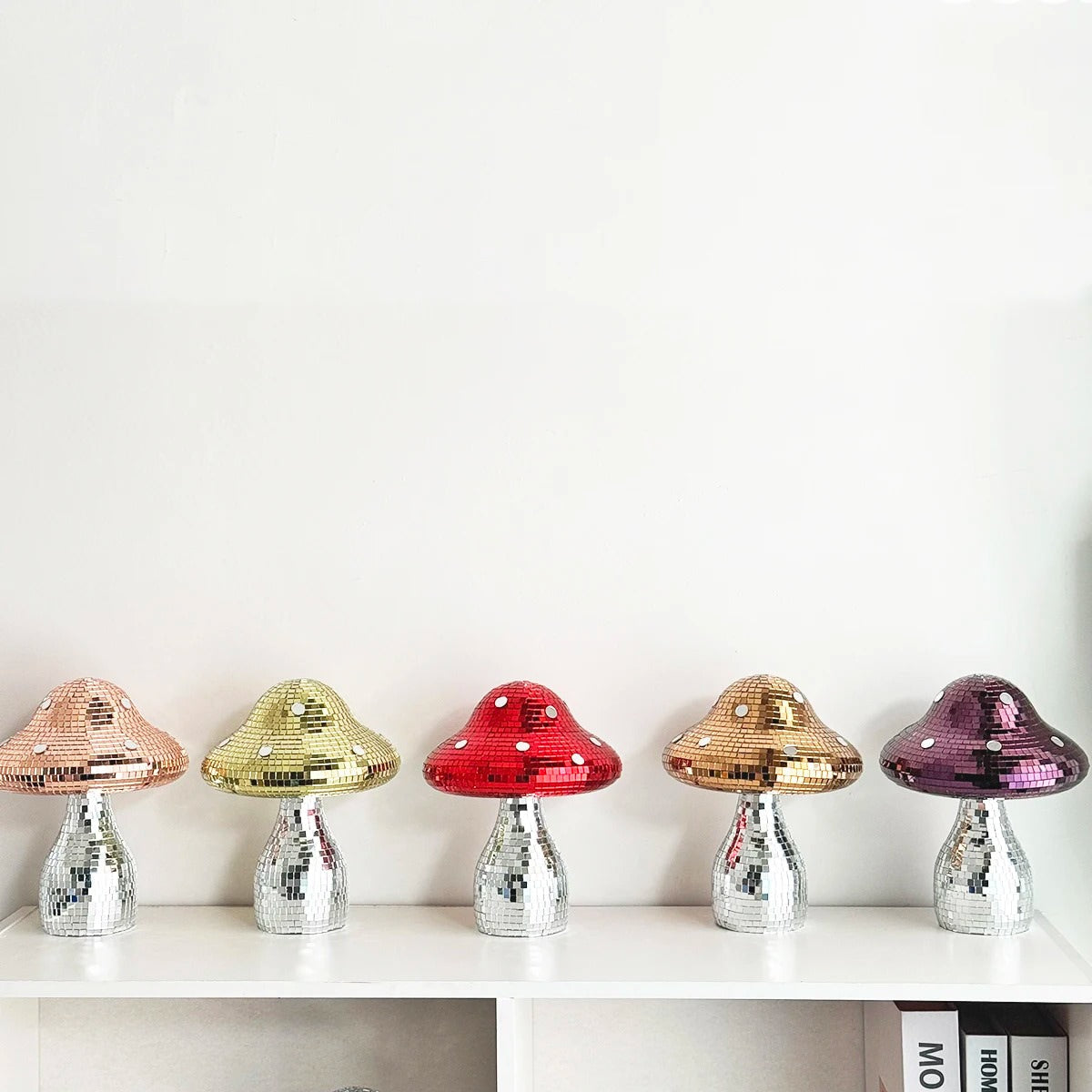 Colorful Mushroom Disco Ball — Considered Home Styling — Detail