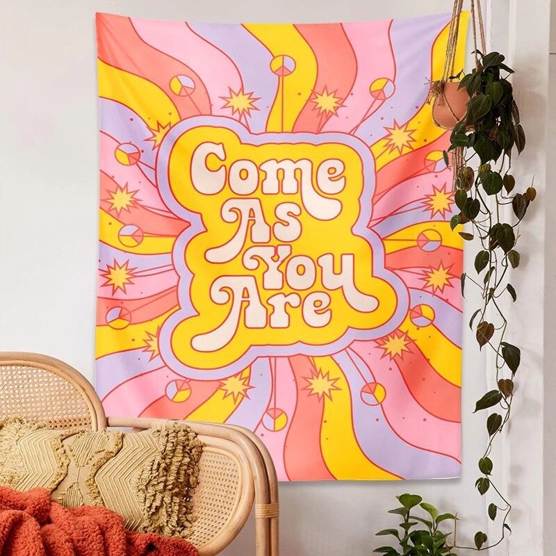Come as You Are Hippie Tapestry — Considered Home Styling — Lifestyle 1