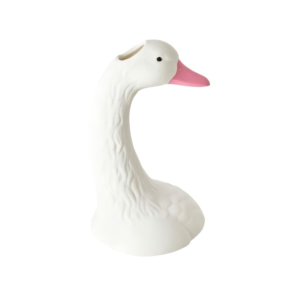 Goose Ceramic Vase — Decorative Vase for Considered Styling — Front view