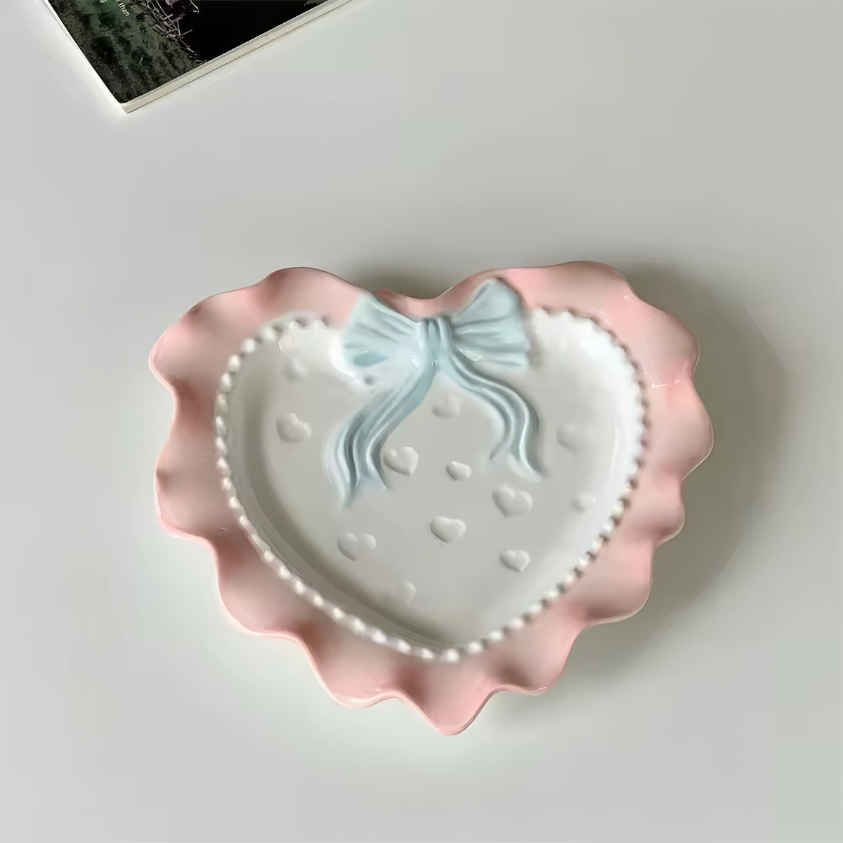 Pastel Heart-Shaped Saucer — Considered Home Styling