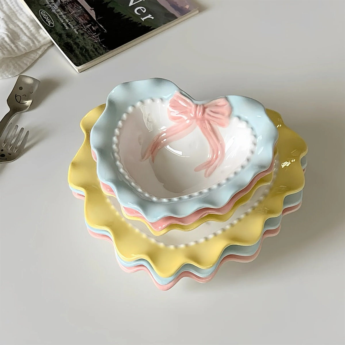 Pastel Heart-Shaped Saucer — Considered Home Styling