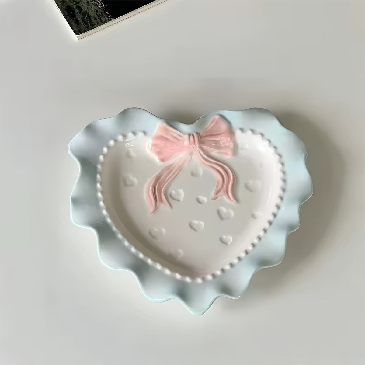 Pastel Heart-Shaped Saucer — Considered Home Styling