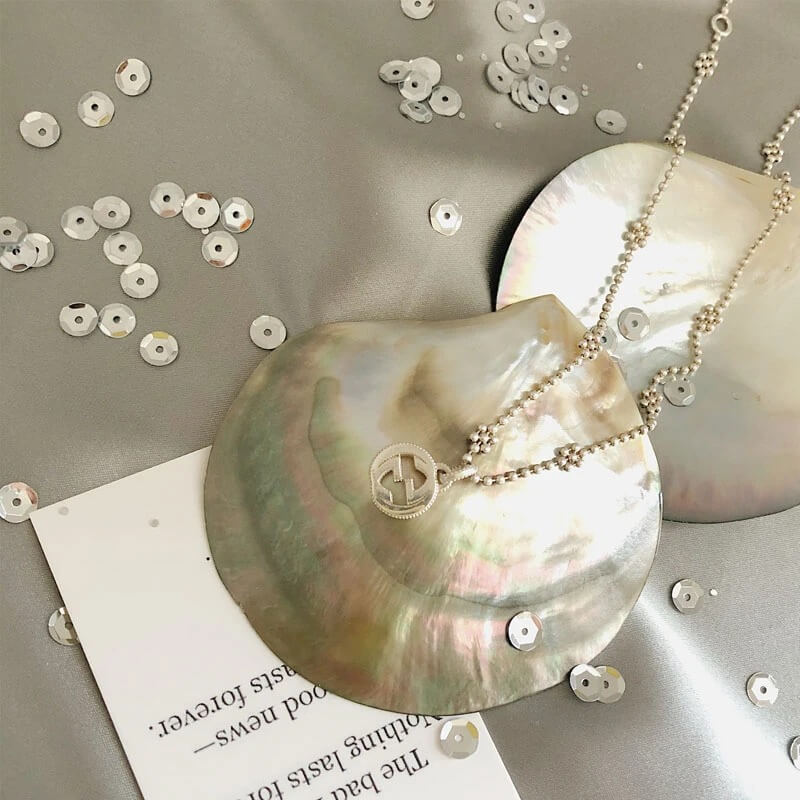 Black Butterfly Shell Jewelry Tray — Considered Home Styling — Detail
