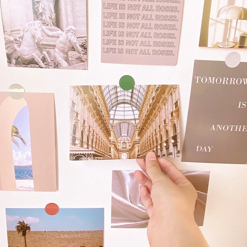 Minimalistic Architecture Wall Collage Cards — Considered Home Styling — Lifestyle 1