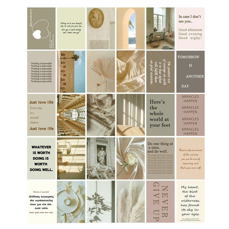 Minimalistic Architecture Wall Collage Cards — Considered Home Styling — Lifestyle 4