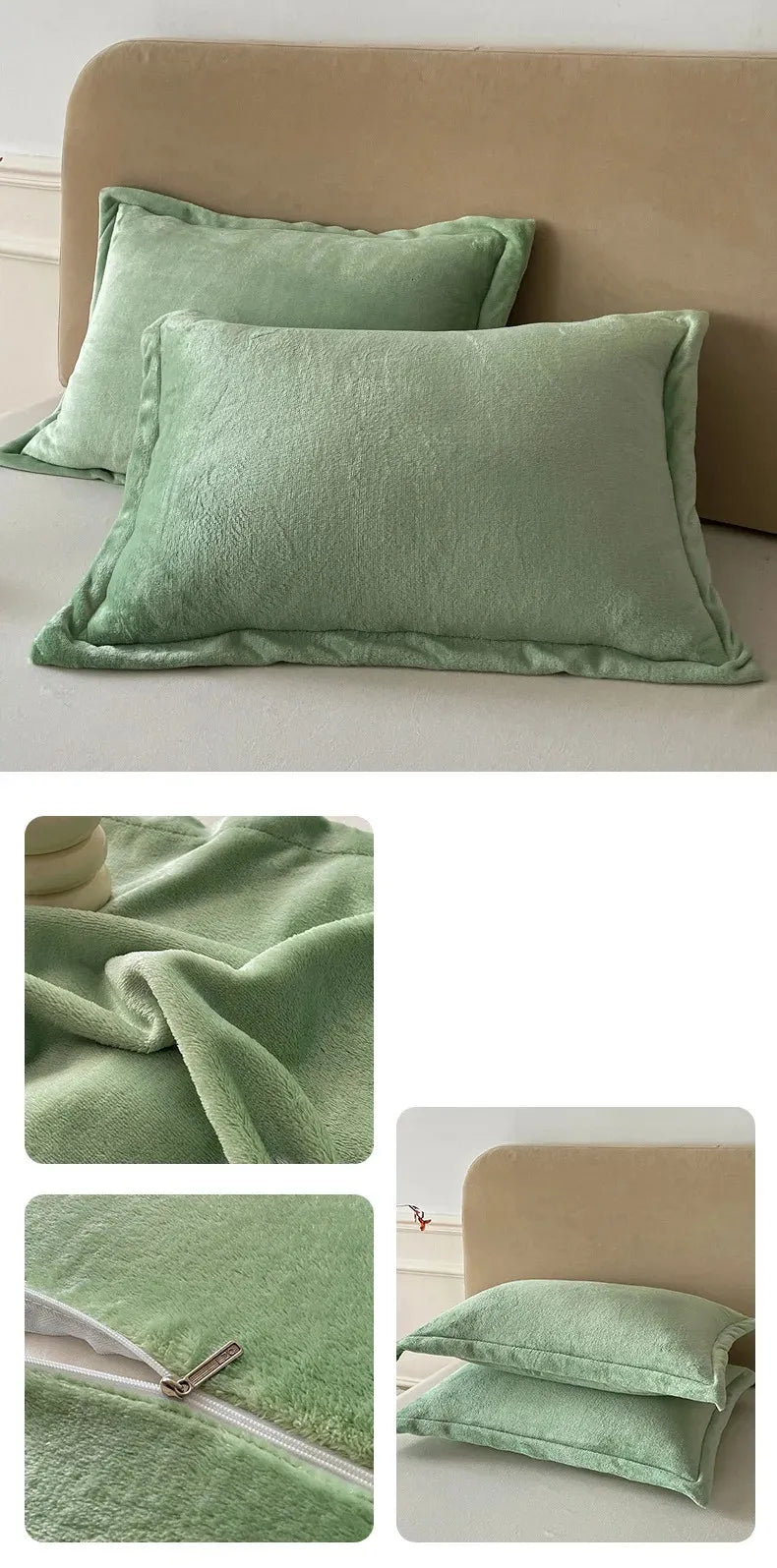 Soft Fleece Pillowcase Set