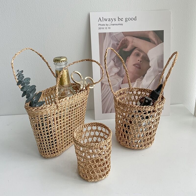 Woven Mini Basket — Considered Home Styling — Front view