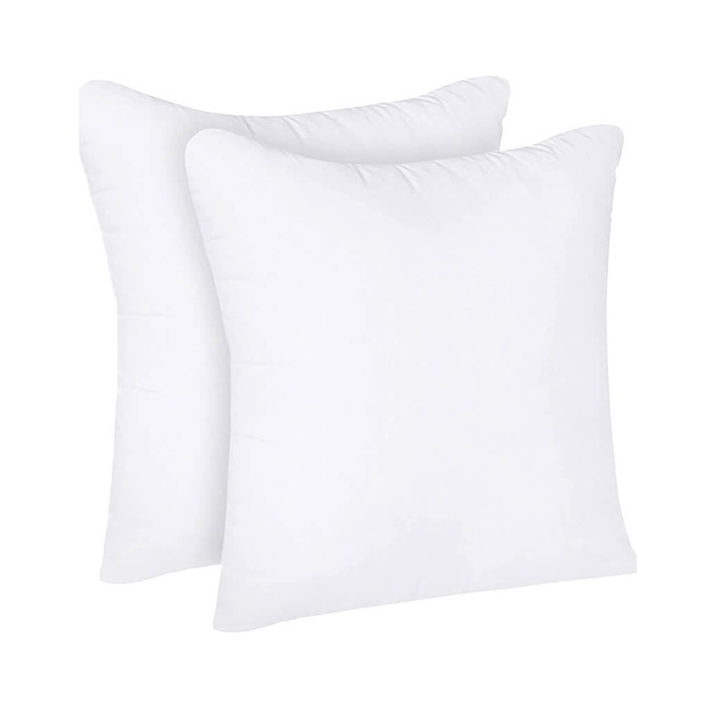 Cotton Throw Pillow Insert — Soft Textured Pillow for Bedroom Layering — Lifestyle 3
