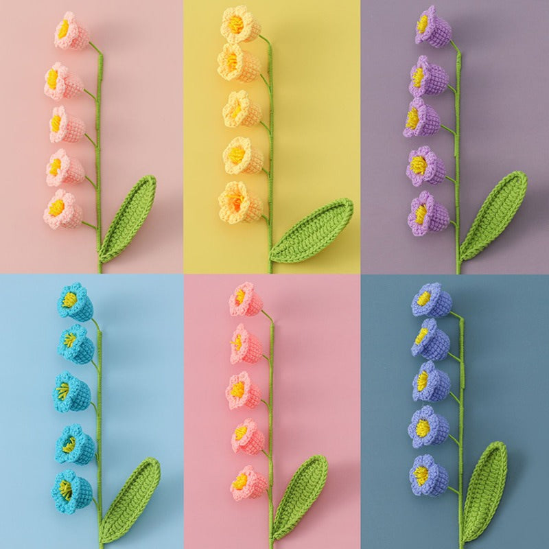Crochet BellFlowers — Soft Plush Companion for Desk and Bedroom — Detail
