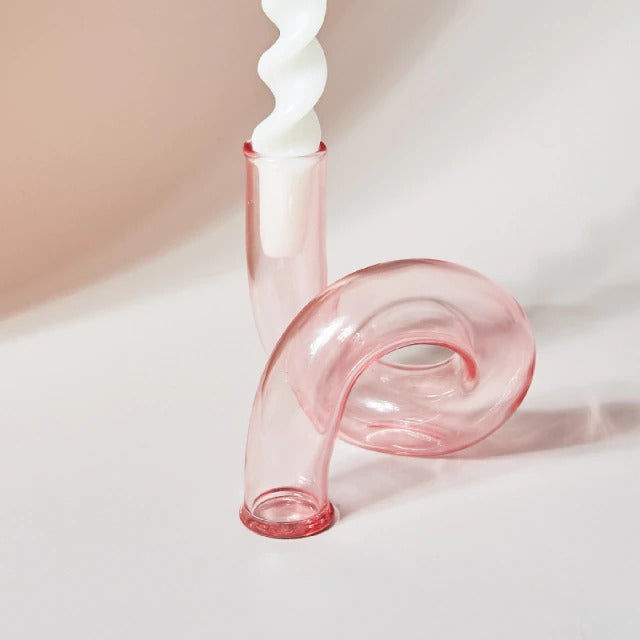 Curved Tube Candle Holder — Decorative Vase for Considered Styling — Lifestyle 6