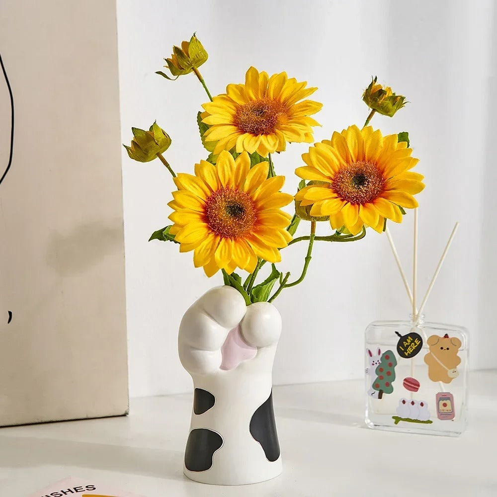 Cat Paw Desktop Vase — Decorative Vase for Considered Styling — Lifestyle 2