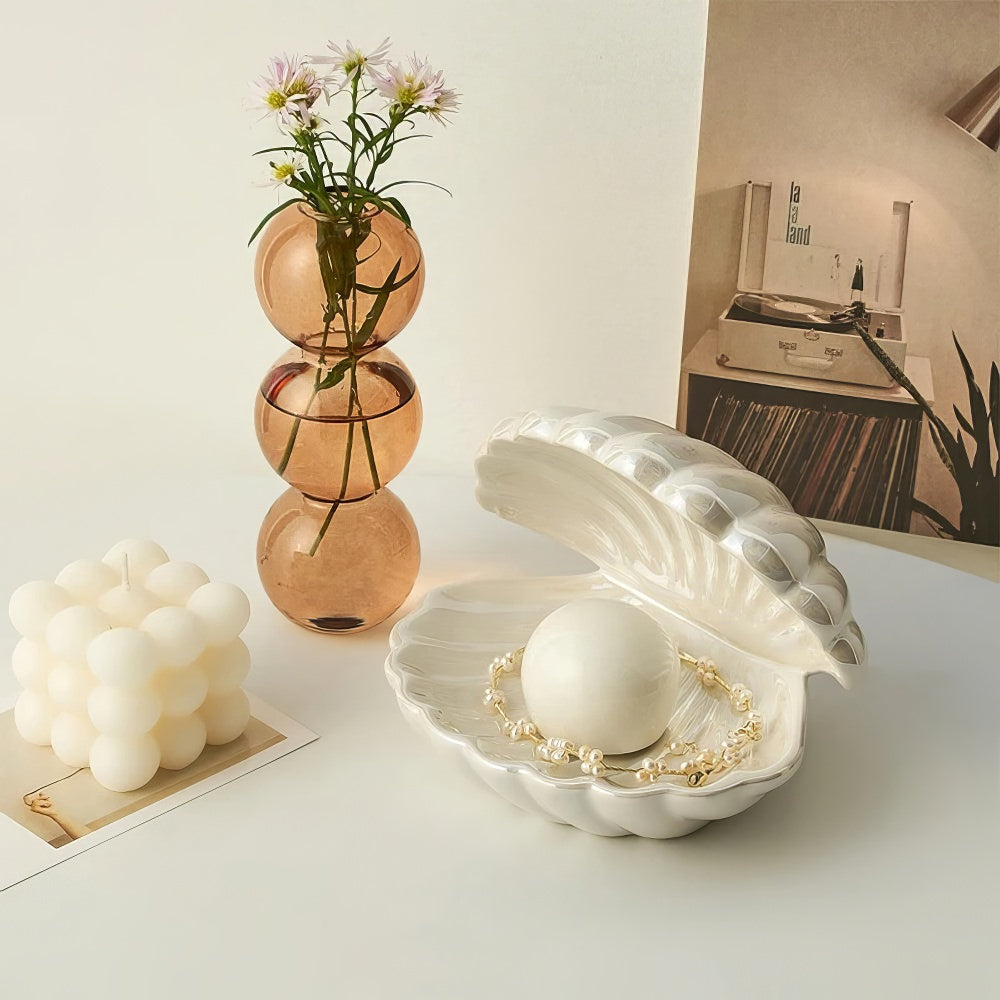 Fairy Shell Pearl Night Lamp — Warm LED Mood Lighting for Bedside — Lifestyle 3