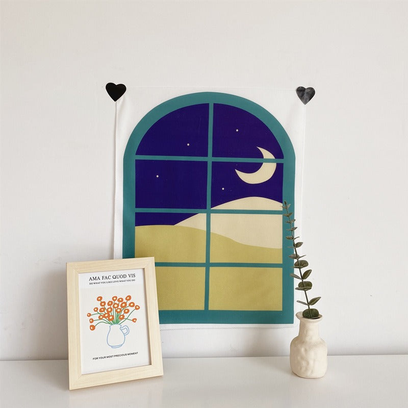 Fake Window Tapestry — Considered Home Styling — Lifestyle 1