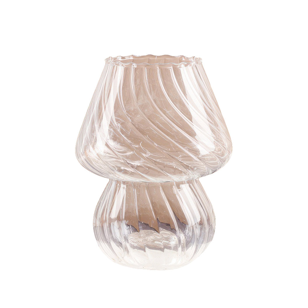 Mushroom Glass Vase — Decorative Vase for Considered Styling — Front view
