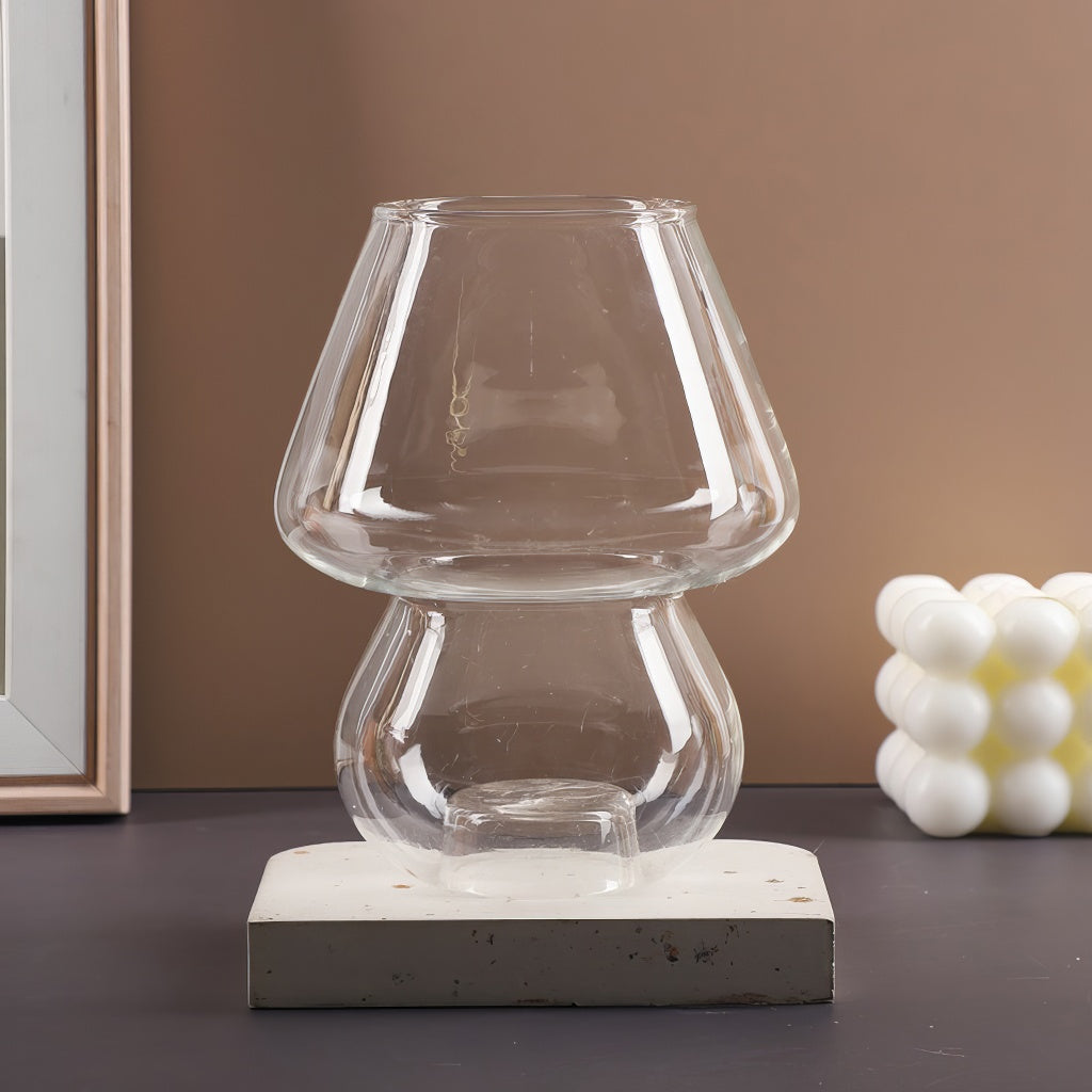 Mushroom Glass Vase — Decorative Vase for Considered Styling — Lifestyle 8