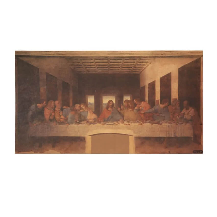 The Last Supper Kraft Paper Poster — Considered Home Styling
