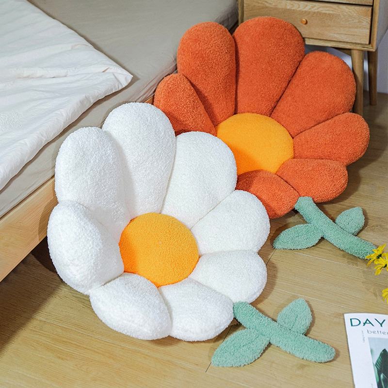 Daisy Seat Cushion — Plush Petal Pad for Chairs and Floors — Lifestyle 1