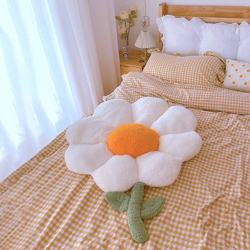 Daisy Flower Plush Seat Cushion — Lifestyle 2