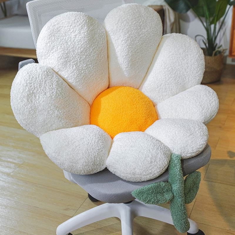 Daisy Flower Plush Seat Cushion — Lifestyle 4