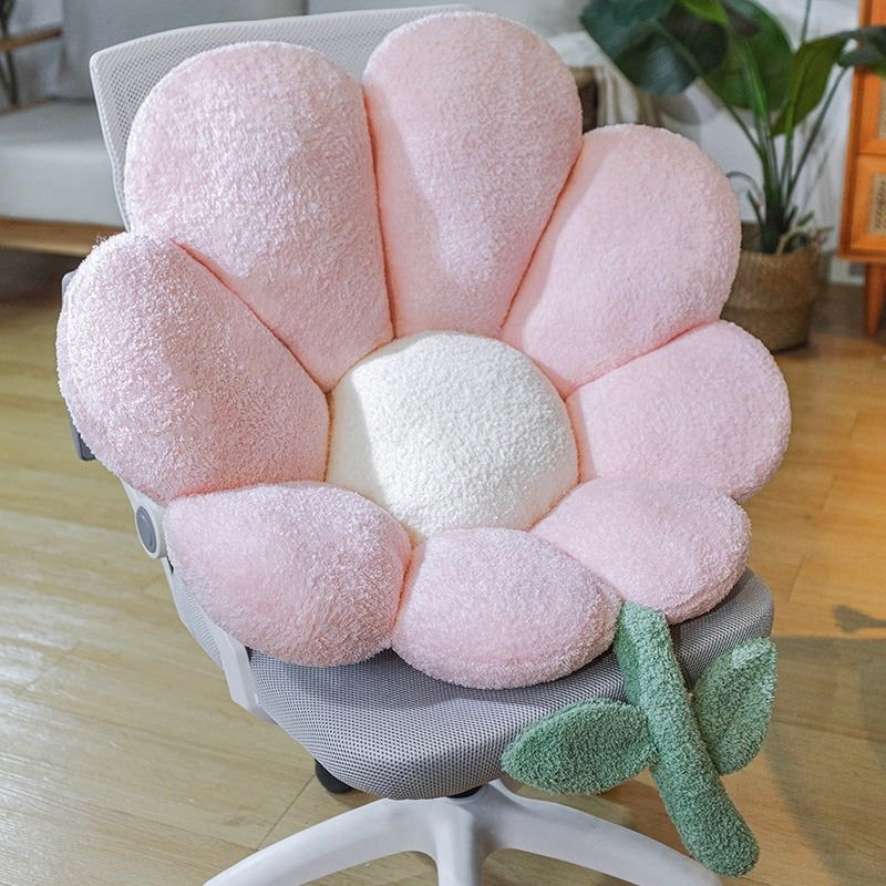 Daisy Flower Plush Seat Cushion — Lifestyle 5