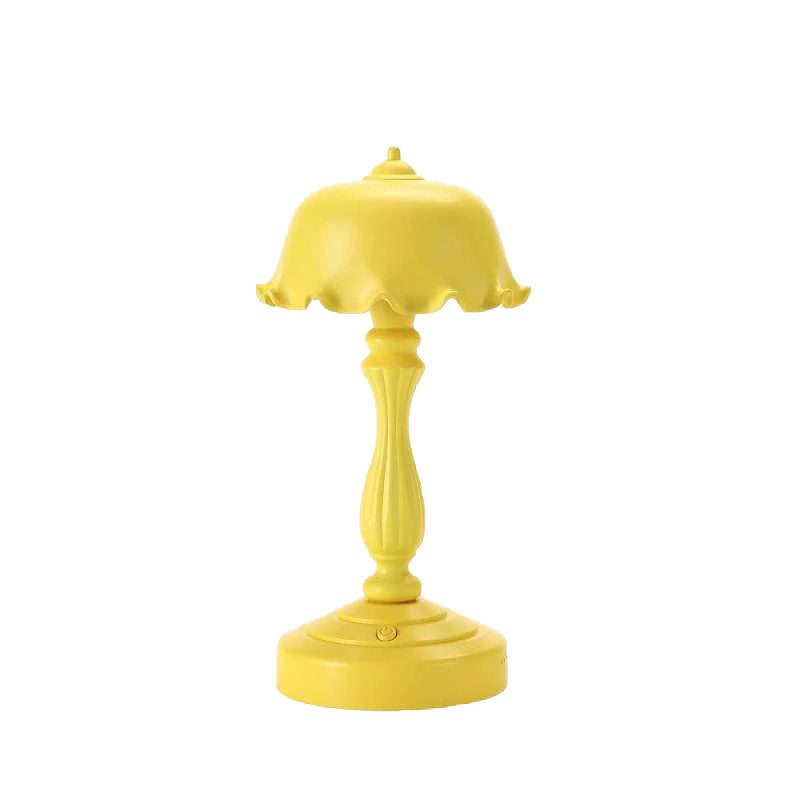 Danish Pastel Table Lamp — Warm LED Mood Lighting for Bedside — Front view