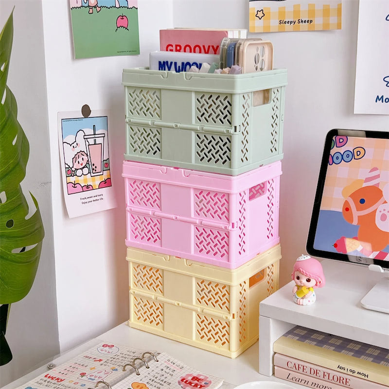 Folding Mini Storage Basket — Considered Home Styling — Detail