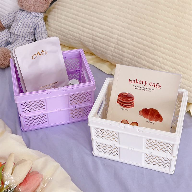 Folding Mini Storage Basket — Considered Home Styling — Lifestyle 4