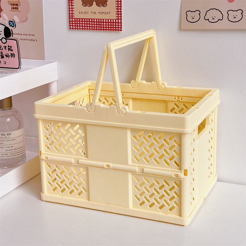 Folding Mini Storage Basket — Considered Home Styling — Lifestyle 5