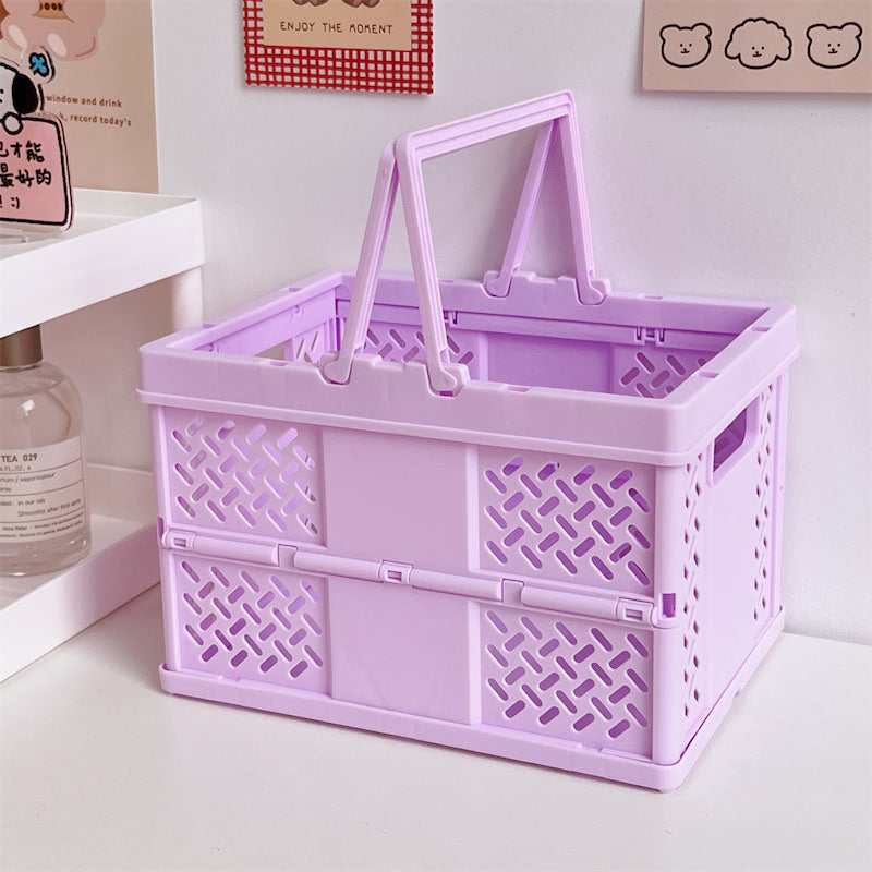 Folding Mini Storage Basket — Considered Home Styling — Lifestyle 7
