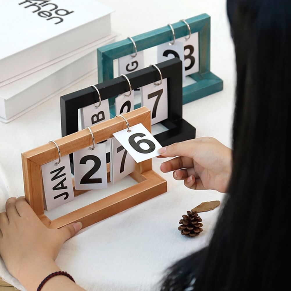 Flipping Desk Calendar — Considered Home Styling — Lifestyle 3