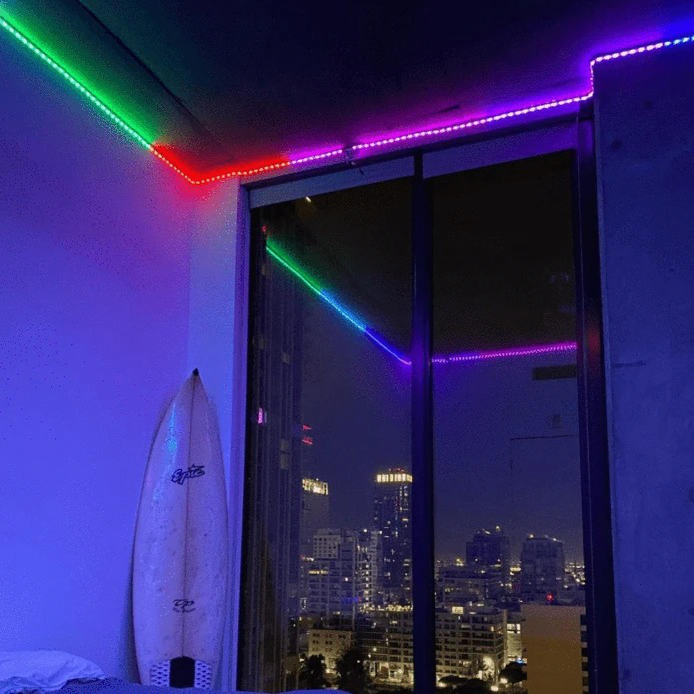 Multicolor LED Lights — Warm LED Mood Lighting for Bedside — Lifestyle 3