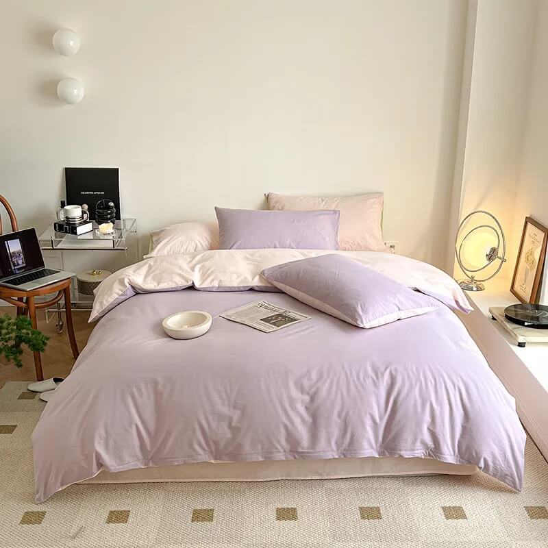 Dusty Pastel Cotton Bedding Set — Soft Tones for Considered Beds — Lifestyle 3
