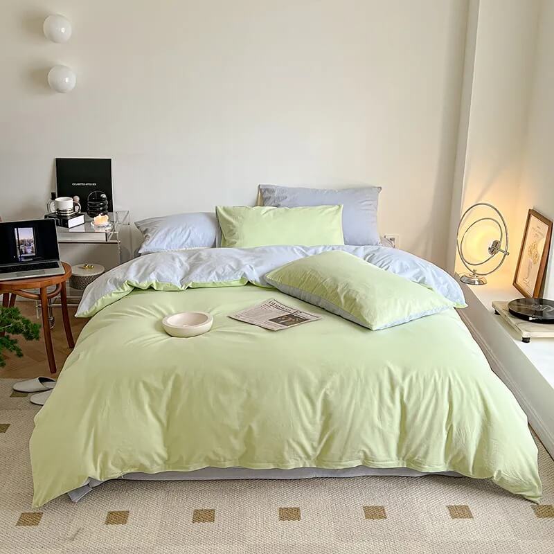 Dusty Pastel Cotton Bedding Set — Soft Tones for Considered Beds — Lifestyle 5