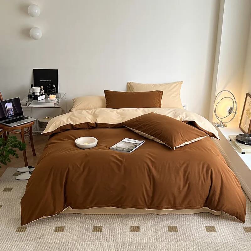 Dusty Pastel Cotton Bedding Set — Soft Tones for Considered Beds — Lifestyle 8