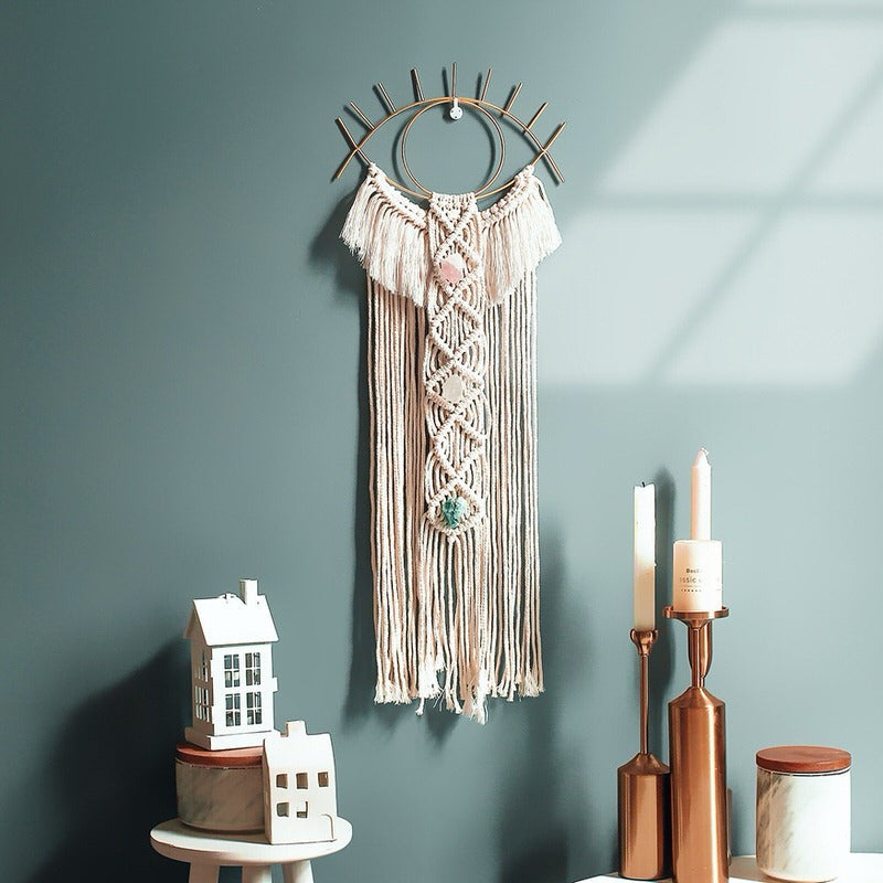 The Eye Macrame Wall Hanging — Considered Home Styling — Lifestyle 1