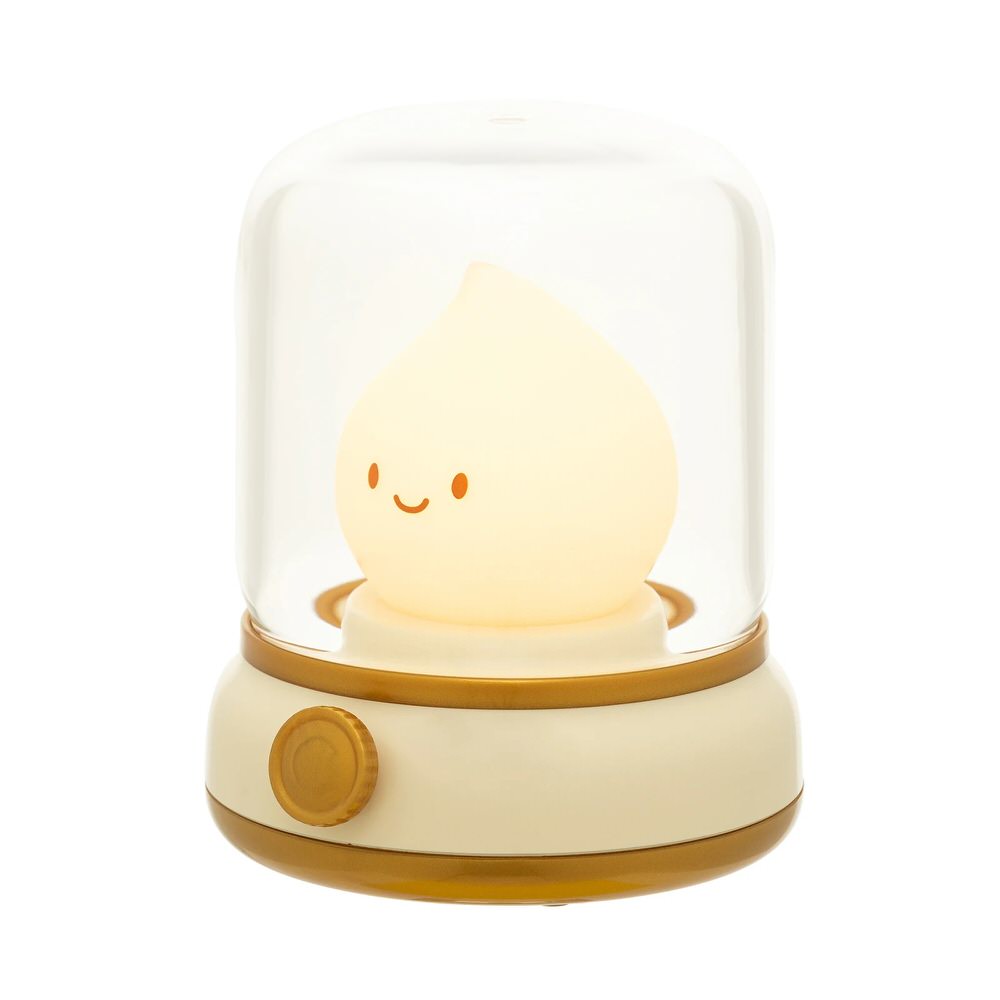 Flame LED Night Light — Warm LED Mood Lighting for Bedside — Front view