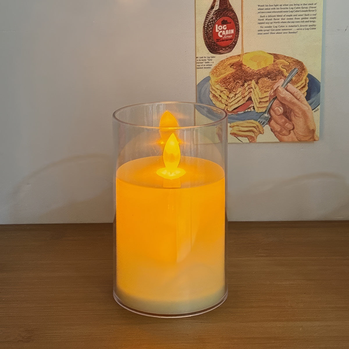 Warm Glow LED Glass Candles — Warm LED Mood Lighting for Bedside — Lifestyle 4