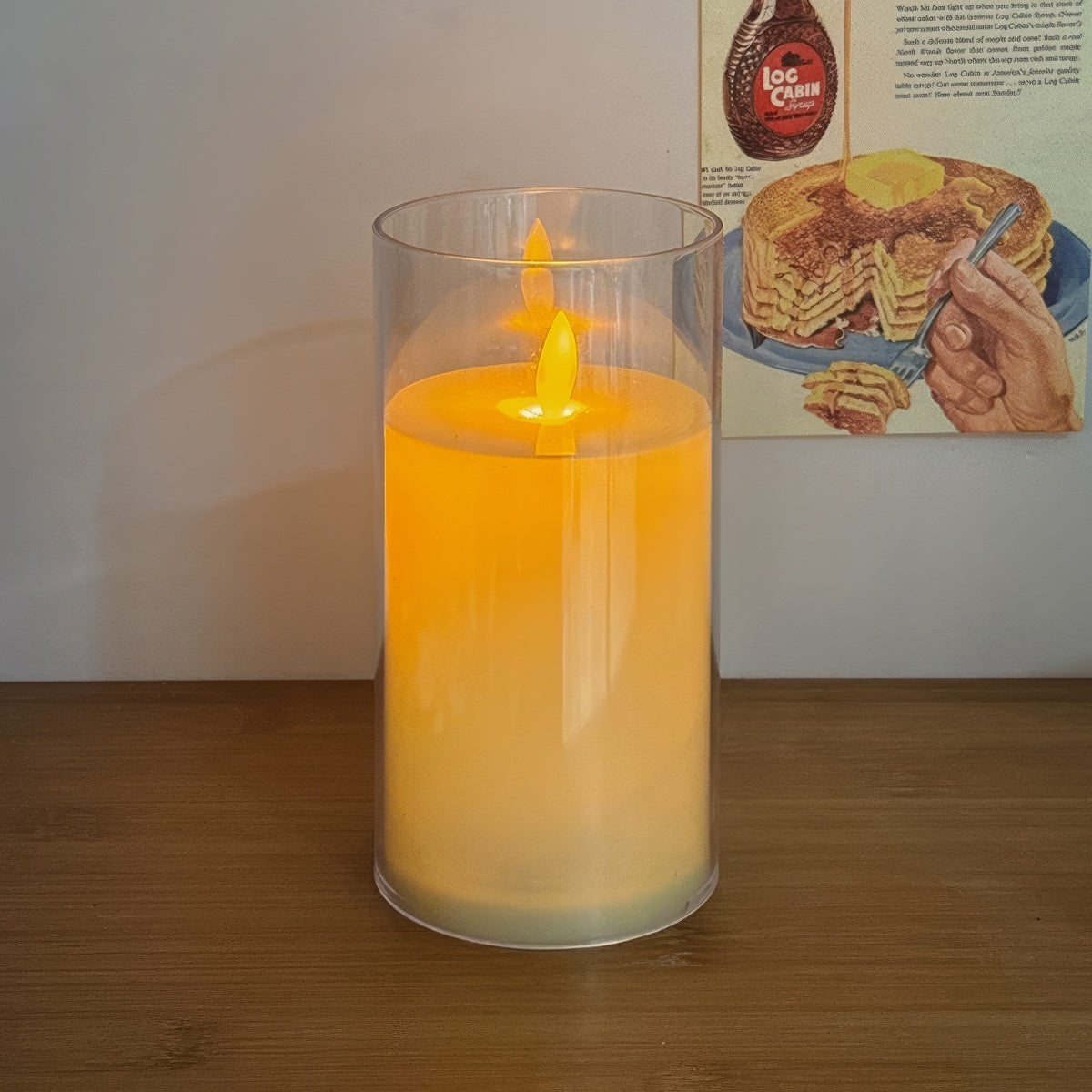 Warm Glow LED Glass Candles — Warm LED Mood Lighting for Bedside — Lifestyle 5