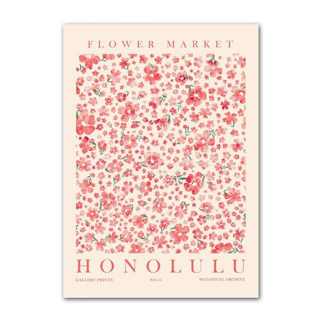 Flower Art Canvas Posters — Considered Home Styling — Lifestyle 8