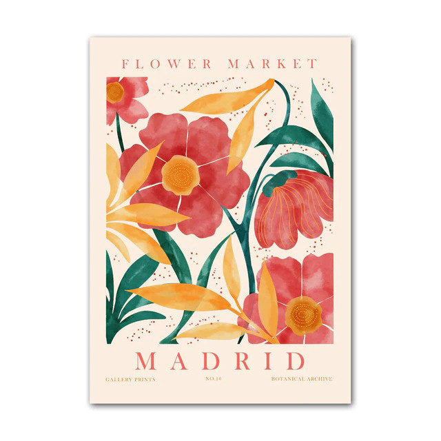 Flower Art Canvas Posters — Considered Home Styling — Lifestyle 6
