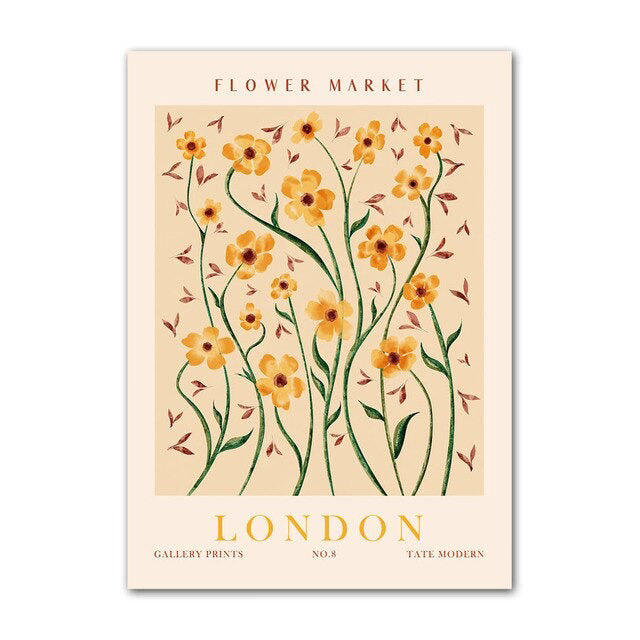 Flower Art Canvas Posters — Considered Home Styling — Lifestyle 7