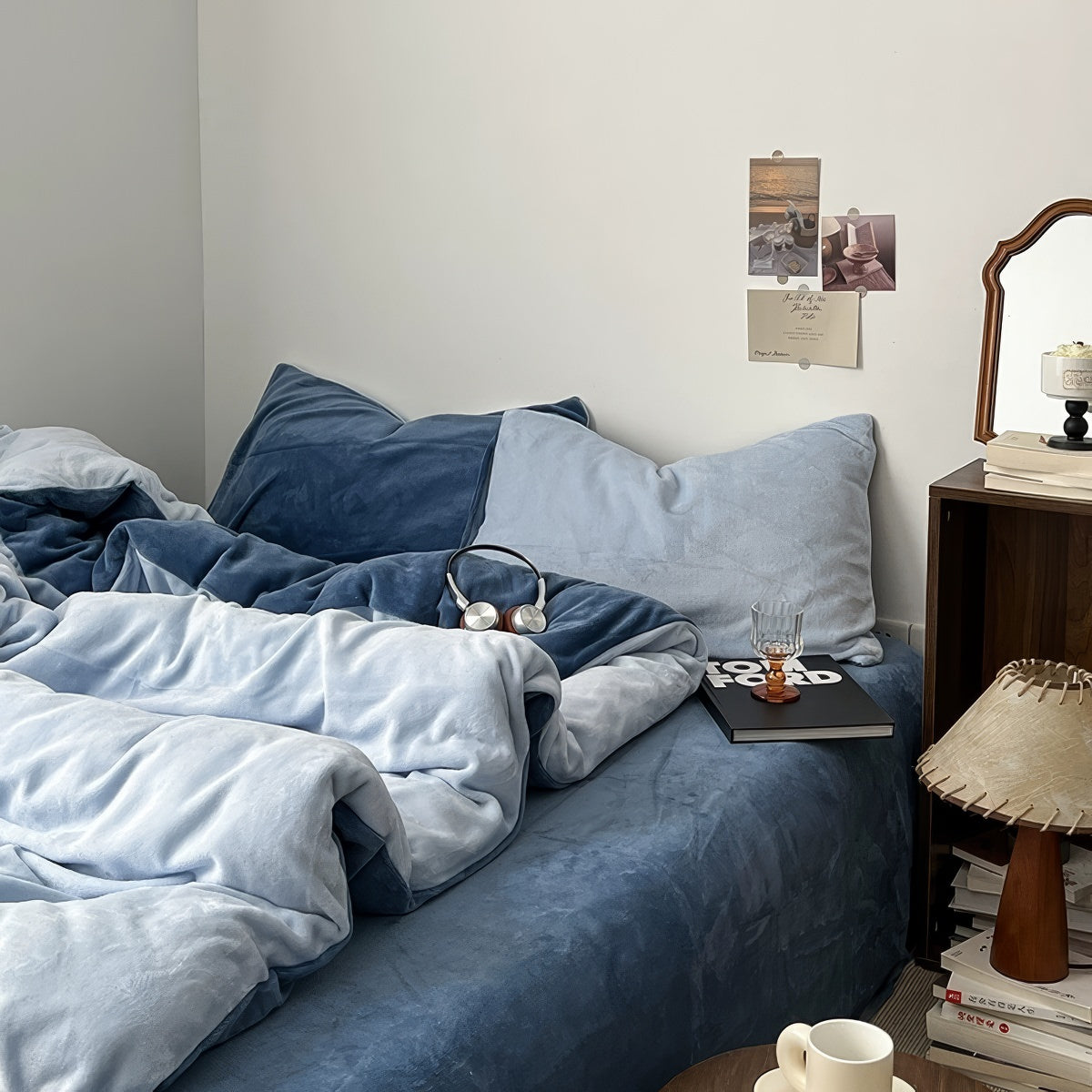 Fluffy Fleece Bedding Set — Plush Pastel Duvet Cover for Cold-Weather Bedrooms — Lifestyle 7