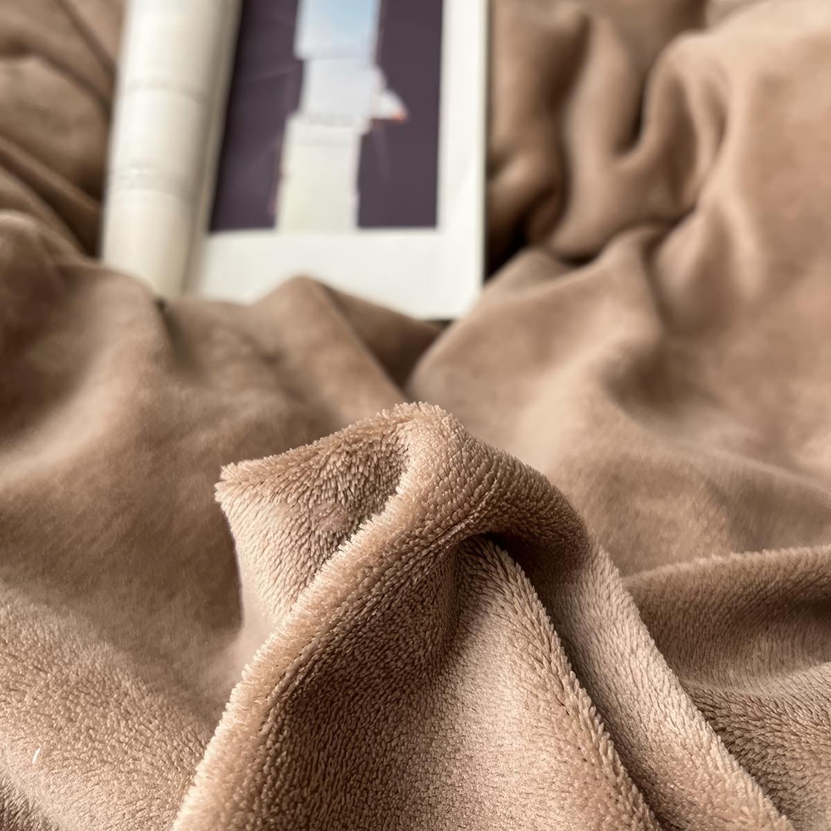Fluffy Fleece Bedding Set — Plush Pastel Duvet Cover for Cold-Weather Bedrooms — Lifestyle 3