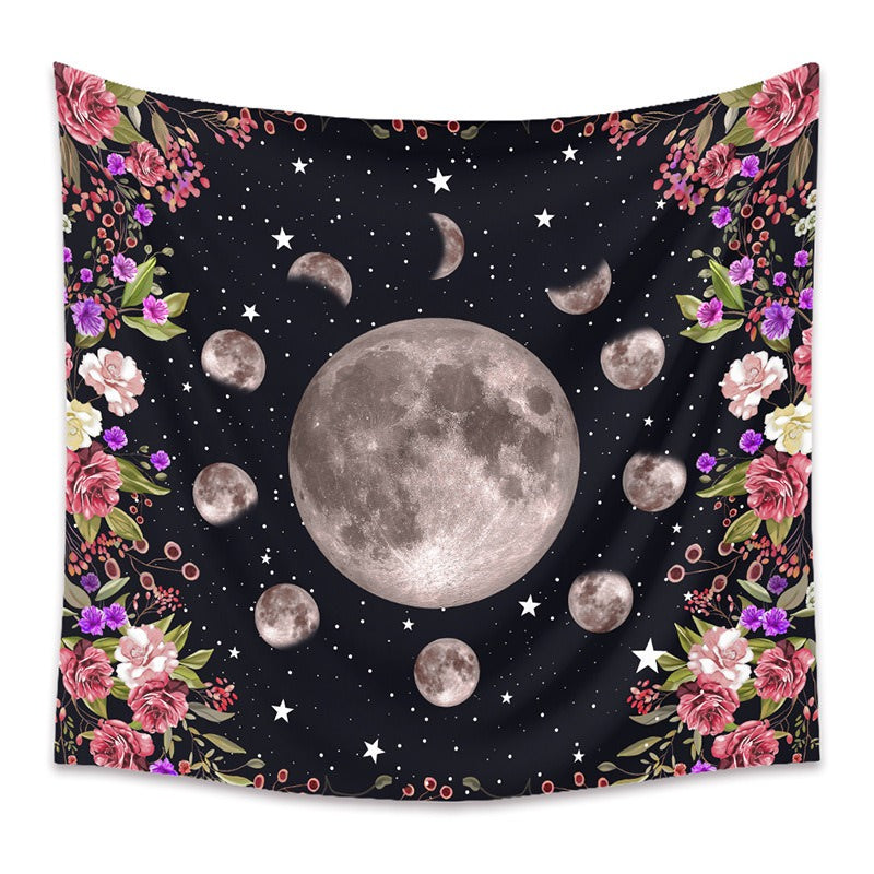 Full Moon Flowers Tapestry — Considered Home Styling