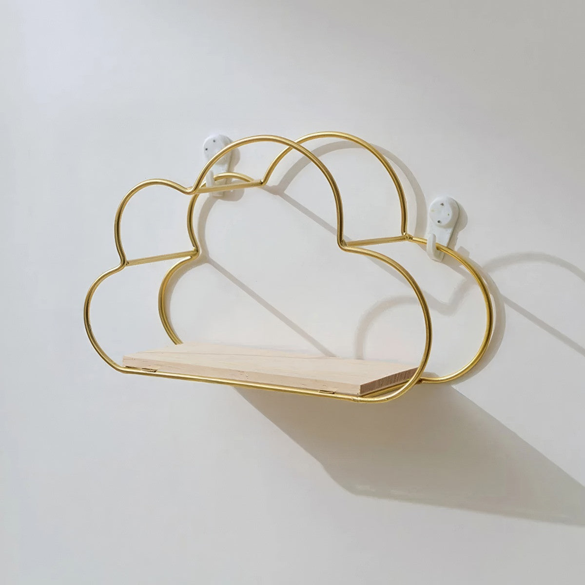 Gold Frame Cloud Shaped Wall Shelf — Considered Home Styling — Lifestyle 5