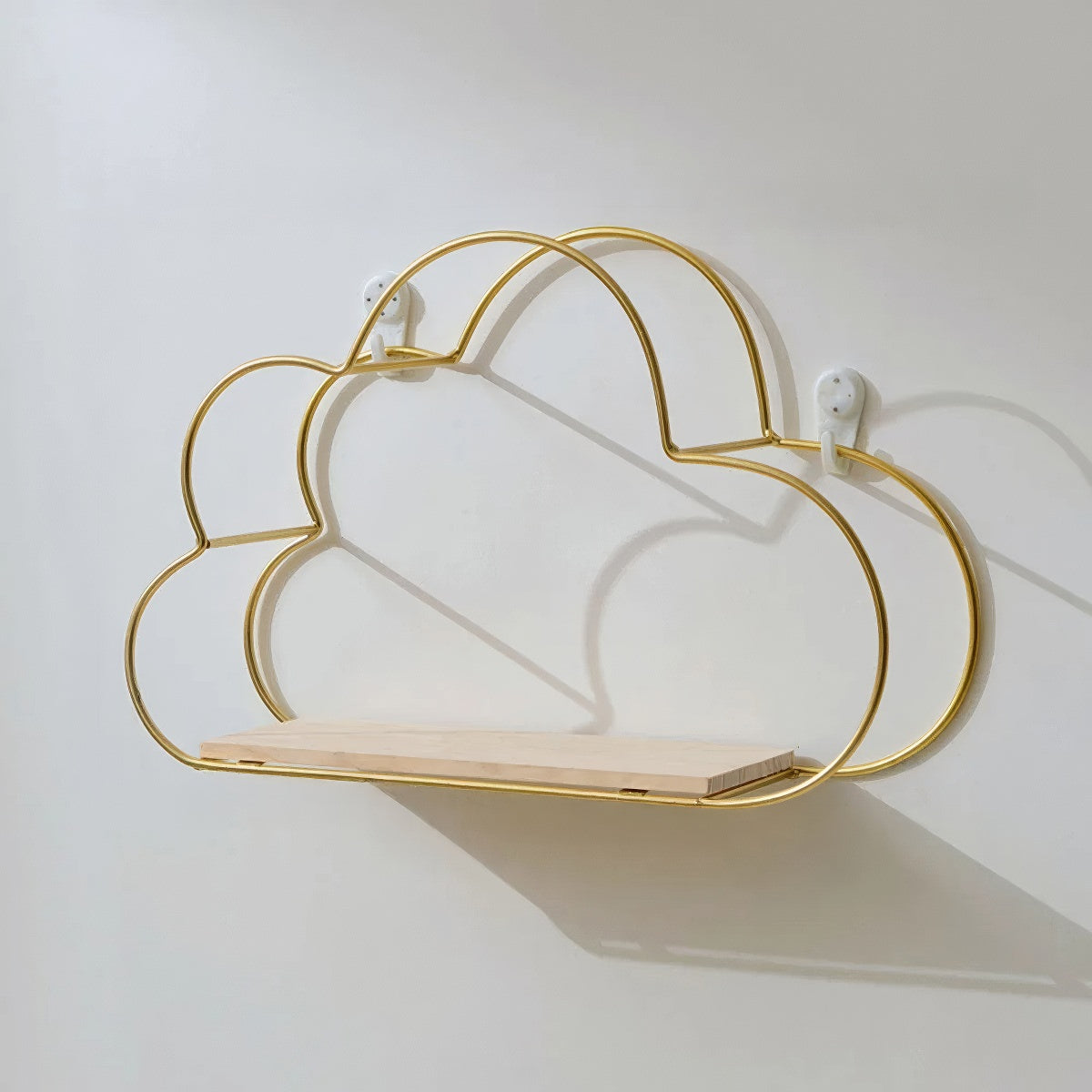 Gold Frame Cloud Shaped Wall Shelf — Considered Home Styling — Lifestyle 6