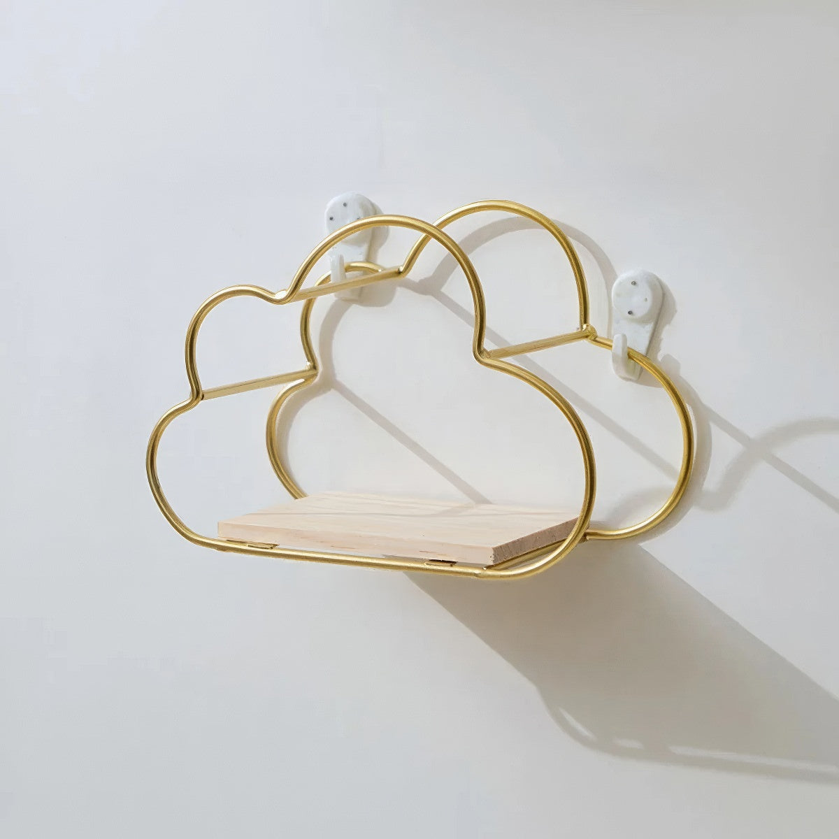 Gold Frame Cloud Shaped Wall Shelf — Considered Home Styling — Lifestyle 4