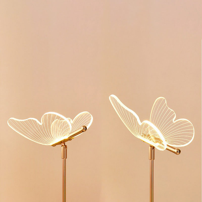 Golden Butterfly Table Lamp — Warm LED Mood Lighting for Bedside — Lifestyle 3