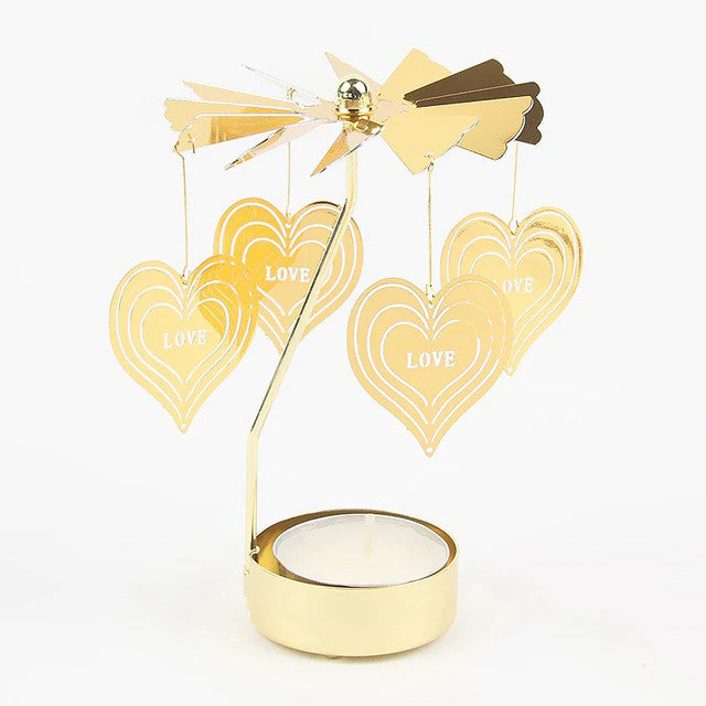 Golden Carousel Candle Holder — Decorative Vase for Considered Styling — Lifestyle 8
